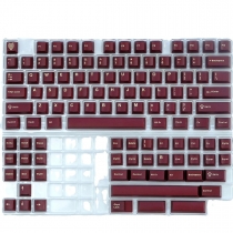 101 Ice Crystal Vior Claret Keycaps Set ABS Doubleshot Translucent Cherry Profile for Mechanical Gaming Keyboard